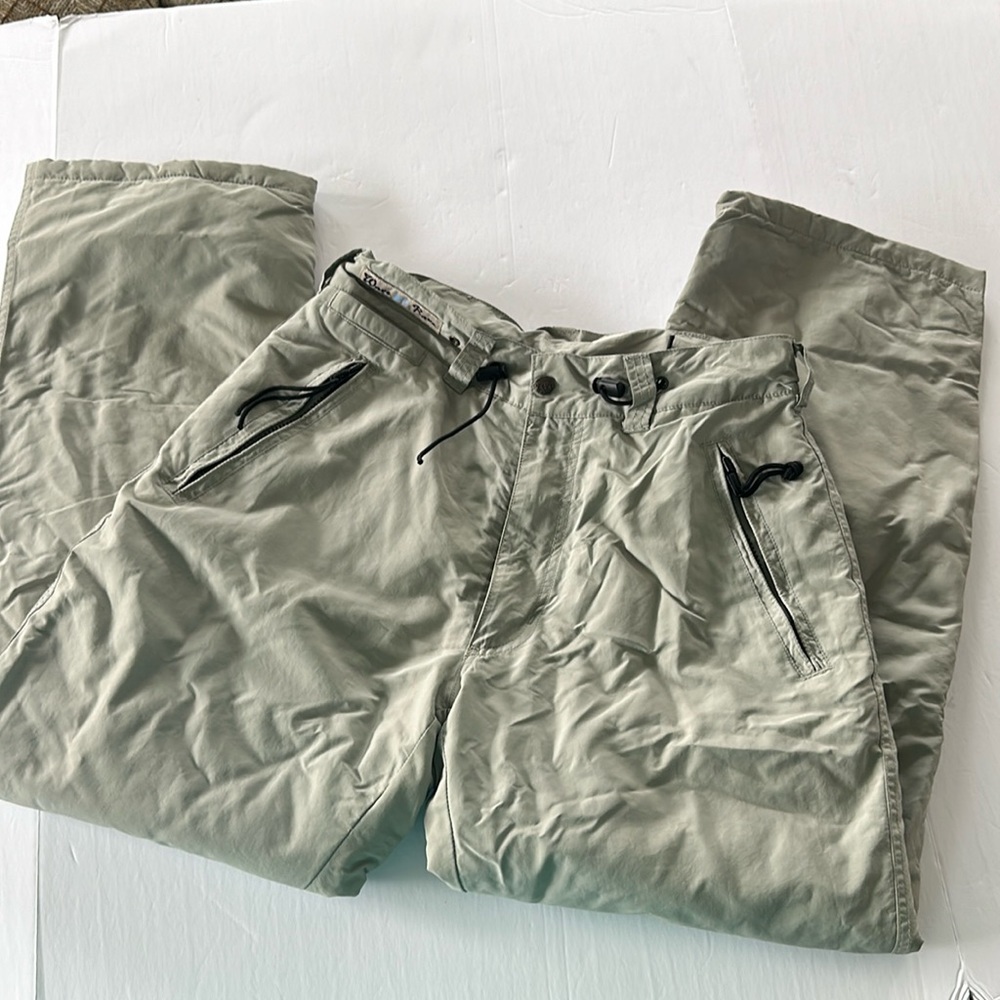 Minx by Wave Rave Snow Boarding Ski Pants Size Medium Tan Snow Pants Vintage